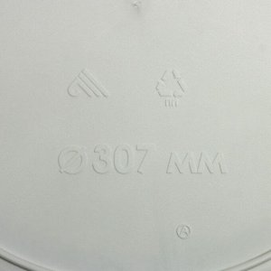 Горшок с поддоном «Лозанна», 25 л, цвет белый