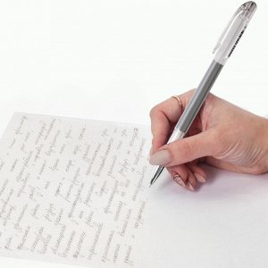 Ручка стираемая гелевая (пиши-стирай) STAFF College EGP-664, ЧЕРНАЯ, узел 0,5 мм, линия письма 0,38 мм, 143665