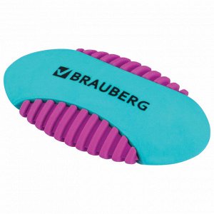 Ластик BRAUBERG "Mix S", 58х33х13мм, цвет ассорти, 228724