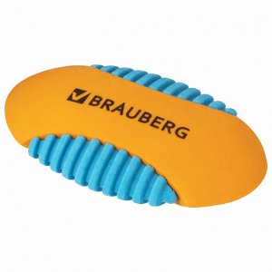 Ластик BRAUBERG "Mix S", 58х33х13мм, цвет ассорти, 228724