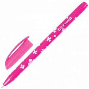 Ручка шариковая масляная BRAUBERG FRUITY SF, СИНЯЯ, с узором, узел 1мм, линия 0,5мм, 142653