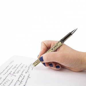 Ручка стираемая гелевая STAFF College GP-200, ЧЕРНАЯ, узел 0,5мм, линия 0,35мм, 142495