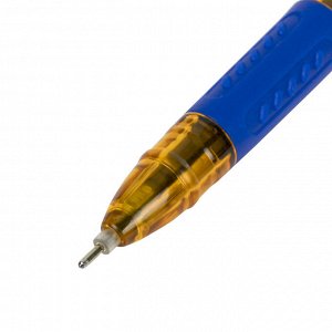 Ручка шариковая масляная c грипом STAFF Manager OBP-267,СИНЯЯ, корп.оранж, линия 0,35 мм, 142979