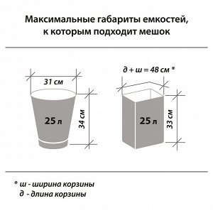 Мешки для мусора БИОРАЗЛАГАЕМЫЕ 30л зеленые в рулоне 20шт прочные, ПНД10 мкм, 50х60см, LAIMA, 601400