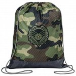 Мешок для обуви ПИФАГОР, 1 отделение, 42х34 см, Military, 270906