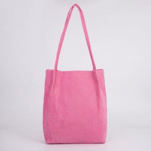 Сумка NAZAMOK, цвет пудрово-розовая, 40*35 см