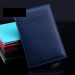Обложка для паспорта, цвет темно-синий