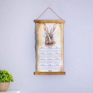 Сувенирный свиток "Календарь 2023. Темный Кролик"