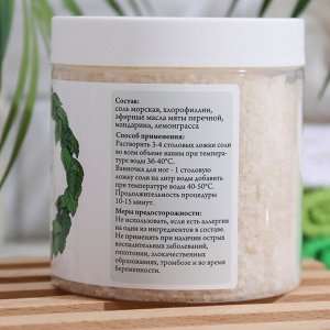 Соль для ванн "СпивакЪ", мята, 600 г