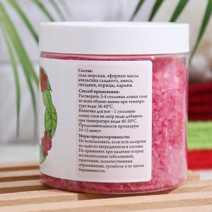 Соль для ванн "СпивакЪ", пряный глинтвейн, 600 г