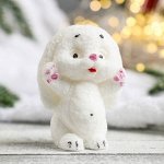 Фигурное мыло &quot;Зайка с пузиком&quot; белый, 60гр, 3,5х3,5х7см 9155738