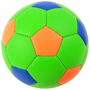 Мяч футбольный, ПВХ, машинная сшивка, 3 панели, цвета микс
