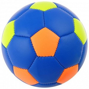 Мяч футбольный, ПВХ, машинная сшивка, 3 панели, цвета микс
