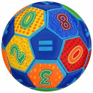 Мяч футбольный, детский, размер 2, 145 г, 32 панели, 2 подслоя, PVC, машинная сшивка, цвета МИКС