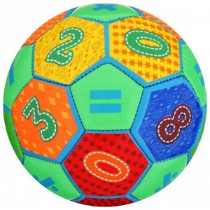 Мяч футбольный, детский, размер 2, 145 г, 32 панели, 2 подслоя, PVC, машинная сшивка, цвет МИКС