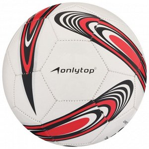 Мяч футбольный, ПВХ, машинная сшивка, 32 панели, размер 5, 260 г, цвета микс