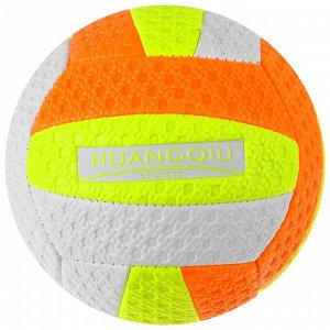 Мяч волейбольный пляжный, ПВХ, машинная сшивка, 18 панелей, размер 2, 151 г, цвета микс