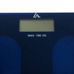 Весы напольные LuazON LVE-005 "Узор", электронные, до 180 кг, 2хAАА (не в комплекте)