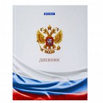 Дневник 1-11 класс 40 листов, твердый BRAUBERG, ламинация, цветная печать, РОССИЙСКОГО ШКОЛЬНИКА-4, 106052