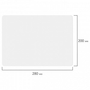 Доска для лепки А4, 280х200 мм, ПИФАГОР, белая, 2 стека, 227397