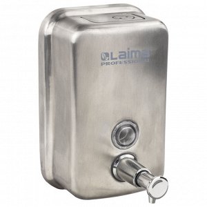 Дозатор для жидкого мыла LAIMA PROFESSIONAL INOX (гарантия 3г.) 0,5л, нерж.сталь, матовый, 605396