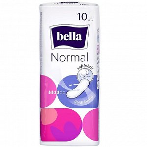Прокладки женские гигиенические классические Bella Normal (БЕЗ КРЫЛЬЕВ)10 штук в упаковке
