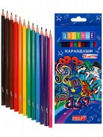 Карандаши цветные 12 цветов Profit GRAFFITI RULES, шт.