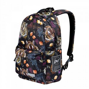 Рюкзак школьный STERNBAUER с принтом и внешним карманом 20916009
