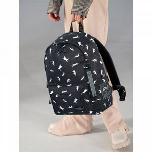 Рюкзак школьный STERNBAUER с принтом и внешним карманом 20916037