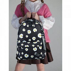 Рюкзак школьный STERNBAUER с принтом и внешним карманом 20916042