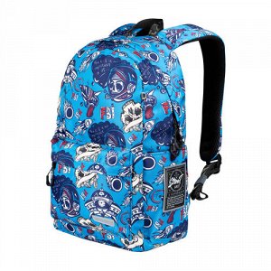 Рюкзак школьный STERNBAUER с принтом и внешним карманом 20916008