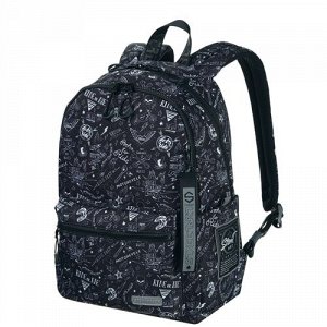 Рюкзак школьный STERNBAUER с принтом и внешним карманом 20915037
