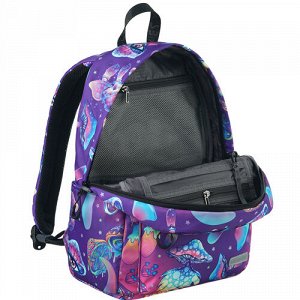 Рюкзак школьный STERNBAUER с принтом и внешним карманом 20916005