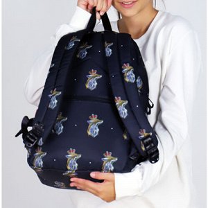 Рюкзак школьный STERNBAUER с принтом и внешним карманом 20916011
