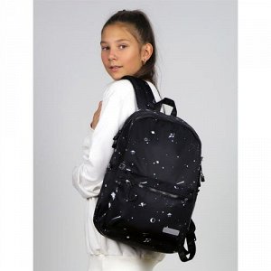 Рюкзак школьный STERNBAUER с принтом и внешним карманом 20915006