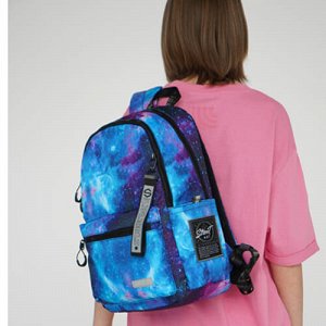 Рюкзак школьный STERNBAUER с принтом и внешним карманом 20915011