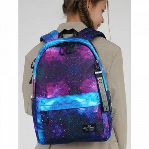 Рюкзак школьный STERNBAUER с принтом и внешним карманом 20916012-22