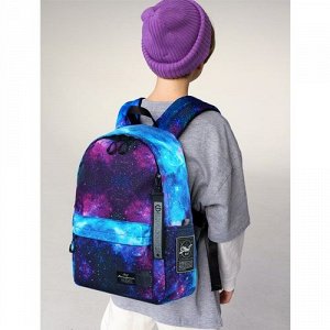 Рюкзак школьный STERNBAUER с принтом и внешним карманом 20916012-22
