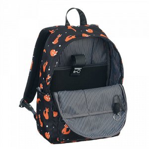 Рюкзак школьный STERNBAUER с принтом и внешним карманом 20916020