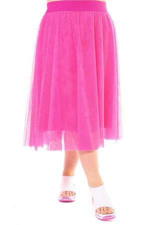 Юбка-9431 Длина платья: Французская длина; Материал: Фатин, вискоза; Цвет: Розовый; Фасон: Юбка; Параметры модели: Рост 173 см, Размер 54
Юбка фатиновая розовая

        &nbsp; &nbsp; Стильная юбка и