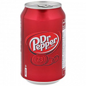 «DR PEPPER» Напиток б\а газированный «Доктор Пеппер» классический вкус, 355 мл.24 шт,Арт-53208