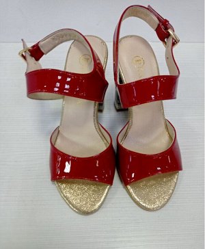 Туфли женские красные лаковые