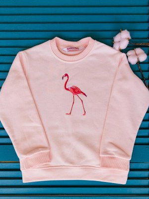 Детский свитшот Flamingos