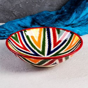 Супница Риштанская Керамика «Атлас», 1,1 л, d=23 см, керамика, разноцветная