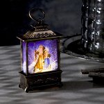 Светодиодная фигура «Дед Мороз и Снегурочка» 7.6 x 13.5 x 3.2 см, пластик, батарейки AG13х3 (в комплекте), свечение тёплое белое