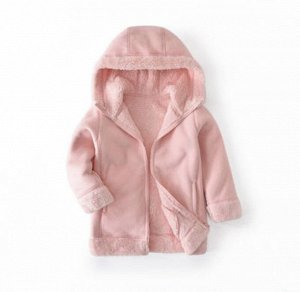 Куртка Курточка для девочки. 
Рост 90 см.
Искусственный мех
Цвет пыльная роза
Мягкая, легкая, теплая