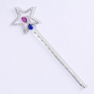 Подарочный набор: цветные пряди, корона, палочка «Для настоящей принцессы», 4 предмета