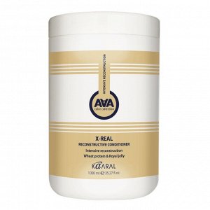 Каарал Восстанавливающий кондиционер с пшеничными протеинами X-Real Reconstructive Conditioner, 1000 мл (Kaaral, AAA)
