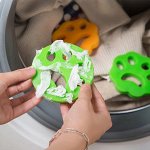 Силиконовая лапка для стирки цвет в ассортименте (зеленый или желтый)