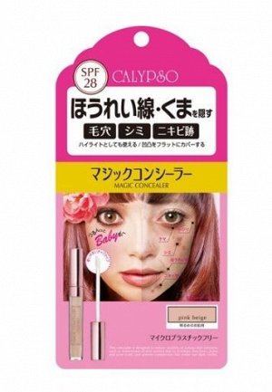 Консилер (маскировочный крем) для лица CALYPSO Magic Concealer Pink Beige (розово-бежевый), 6гр Япония